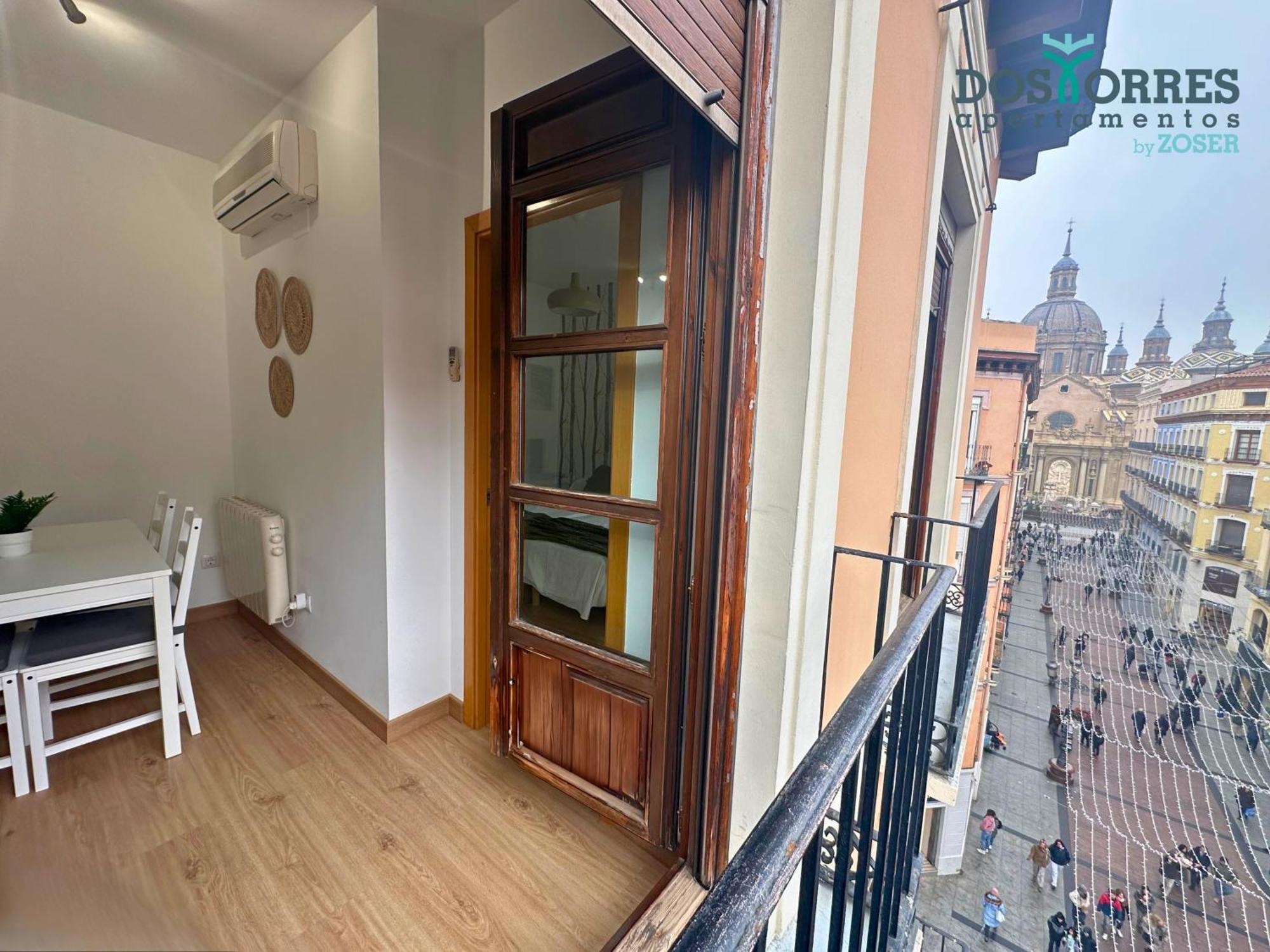 Dos Torres Pilar Suites- Balcones Con Vistas A La Ciudad Saragossa Zewnętrze zdjęcie